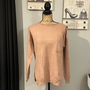 Women's Sweater Sz M Shoulder Drop Tunic